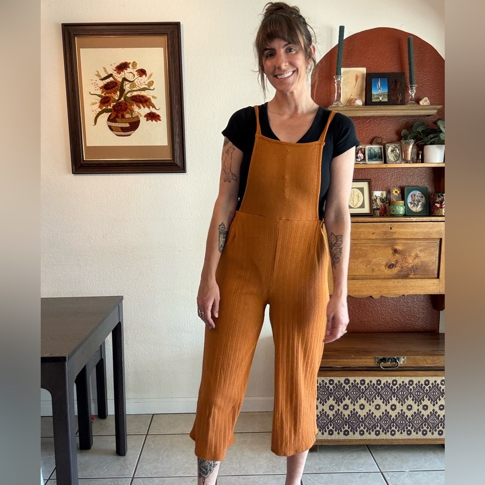Women's Orange Jumpsuit